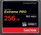 Карта памяти Sandisk 256GB Extreme PRO CompactFlash 160MB/s