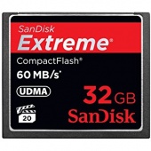 Sandisk CompactFlash 32Gb 60Mb/s Extreme