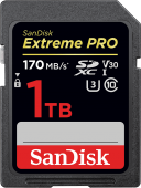 Карта памяти Sandisk 1TB Extreme PRO SDXC UHS-I 170MB/s
