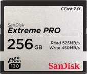 Карта памяти Sandisk 256GB Extreme PRO CFast 2.0 525MB/s
