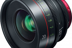 Копания Canon анонсировала объектив CN-E20mm T1.5 L F