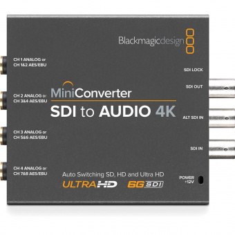 Конвертер сигнала Blackmagic Mini Converter SDI to Audio 4K