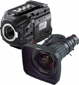Комплект Новости в HD. Blackmagic URSA Mini Pro 4.6K G2 + Fujinon ZA12x4.5BRM-M6+B4 Mount+MS-15